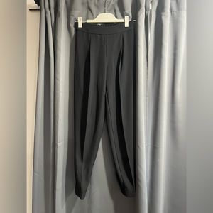 Black polyester joggers size xs